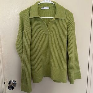 Zara polo sweater
